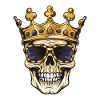 King Skull Party Crown