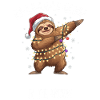 Sloth Christmas Animal Fa-la-la-la-slow