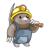 Mole Miner Pickaxe Mining