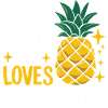 Pineapple tropical hawaiian fruit