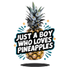 Pineapple tropical hawaiian fruit