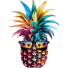 Pineapple tropical hawaiian fruit