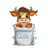 Vache joyeuse