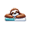 Relaxed Sloth Loading Bar