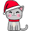Chat de Noël
