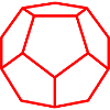 red dodecahedron