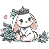 Bunny bunny jente prinsesse