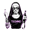 Rebellious Nun Techno Party Hardstyle
