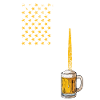 Crafbeer american flag, brewing