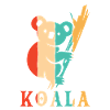 Retro Koalabear Phascolarctos Cinereus Eucalyptus