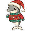 Dolphin Christmas Comic