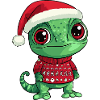 Chameleon Christmas Comic