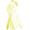 Couple Gold Marié Marié Mariage