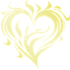 Heart Gold Flame