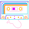 Retro tape 80-talls 90-tallskassett