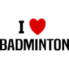 I love badminton