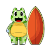 Turtle Surfer Surfboard
