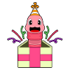 Worm Birthday Confetti