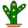 Glowing cactus