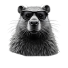 Occhiali da sole Beaver Motivo animale Castoro Lover Castoro