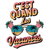 c'est quand les vacances? humour