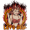 American Pin Up Hell Halloween