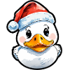Duck Christmas Drawing