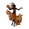 African Woman Dancer