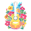 Ukulele Comic Look