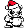 Panda Bear Christmas Comic