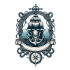 Pirate Adventure Sailing Ship Skull