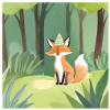 Fuchs im Wald