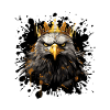 Eagle Head Portrait Crown