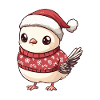 Dove Bird Christmas Comic