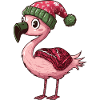 Flamingo Weihnachten Comic