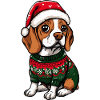 Beagle Dog Christmas Comic