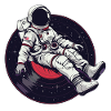 astronaute disque vinyle musique vinyle