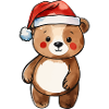 Bear Christmas Drawing
