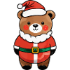 Bear Christmas Drawing