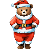 Bear Christmas Drawing