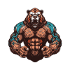 Bear Grizzly Muscles Bodybuilding