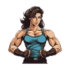 Femme Muscles Musculation