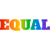 EQUAL RAINBOW TEXT