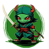 Ninja Green Salamander 1