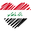 Iraq Heart Flag