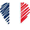 France Flag Heart