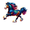 Cheval Shire Pferd