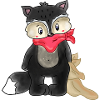 Raccoon with Comforter