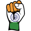 India Flag Fist