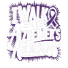 Alzheimer's Awareness Purple Ribbon